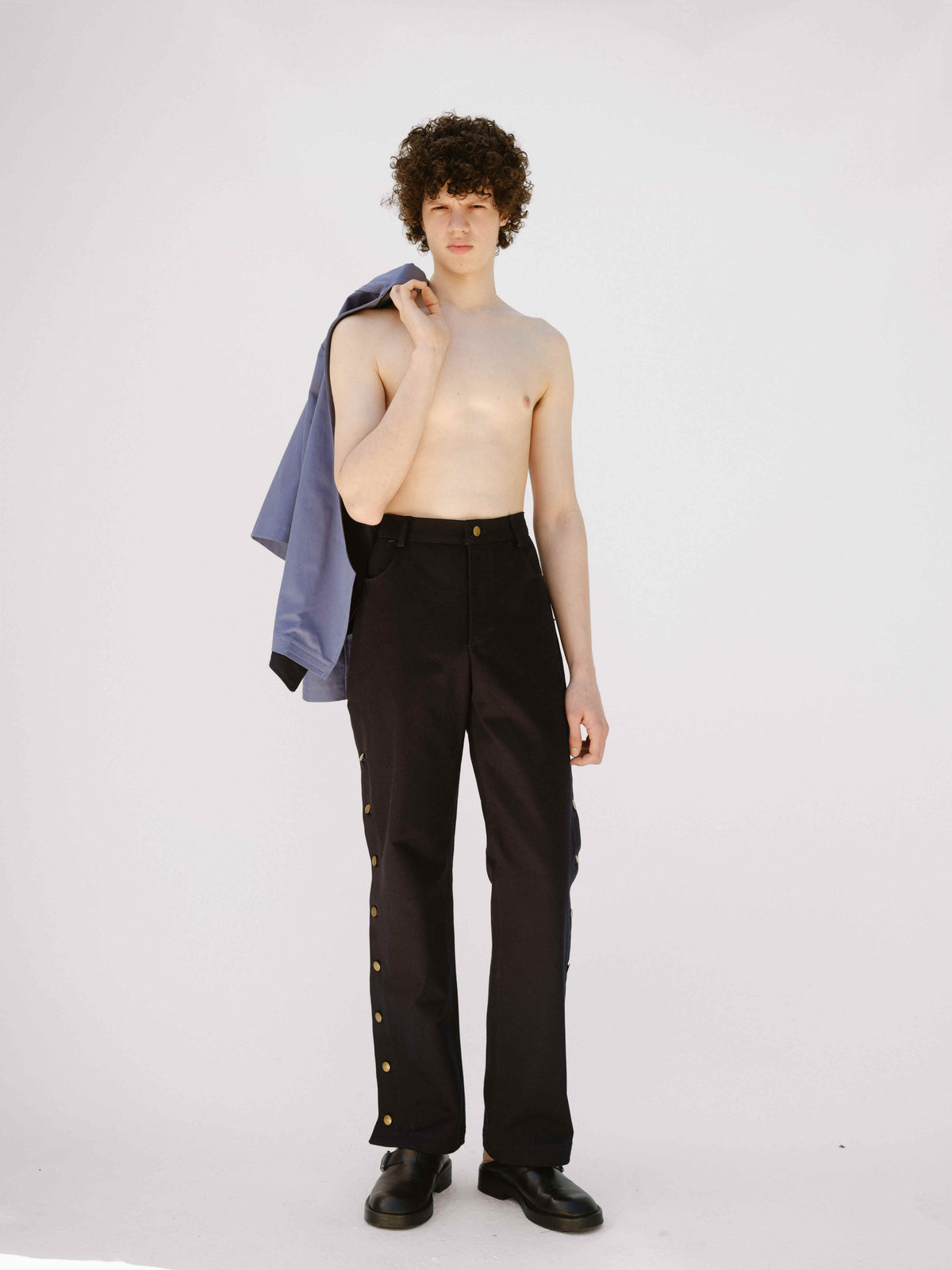 “El Bailarín” Trousers, Azul marino